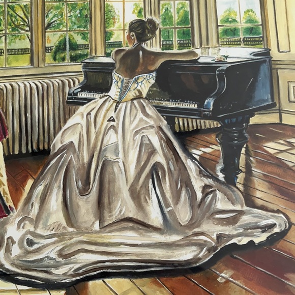 Made by Nima nia.zize 19x23 . The frame is black - Picture 3 of 6